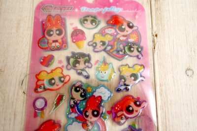 画像1: ドロップジュエリーシール　パワーパフガールズ