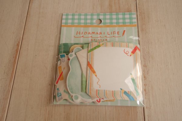 画像1: ヒダマリライフステッカー　ステーショナリー (1)