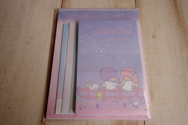 画像1: リトルツインスターズ　マイセレクトレター　星空レトロ (1)