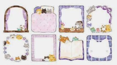 画像1: ヒダマリライフステッカー　キャット