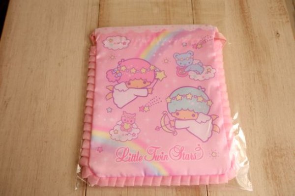 画像1: リトルツインスターズ　フリル巾着　エンジェル (1)