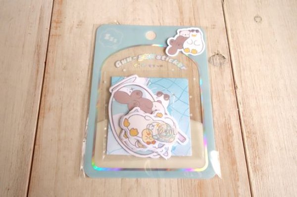 画像1: ぐーぐーステッカー　ぐーぐーばかんす (1)