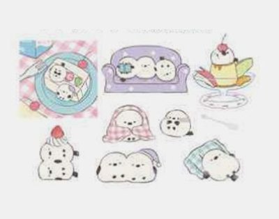 画像1: ぐーぐーステッカー　ぐーぐーまいるーむ