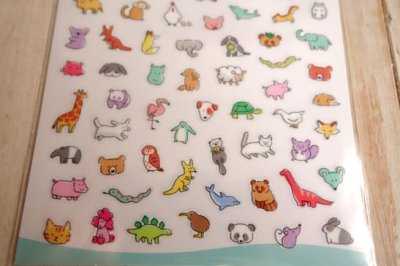 画像2: ポコタイムシール　ドウブツ