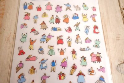 画像1: ポコタイムシール　ヒト