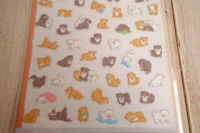 画像2: プチフワステッカー　シバイヌ