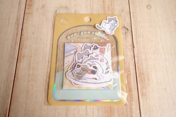 画像1: ぐーぐーステッカー　ぐーぐーほりでー (1)