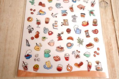 画像2: ポコタイムシール　コーヒー