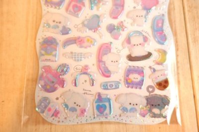 画像2: キラキラぷくぷくシール　my puppy