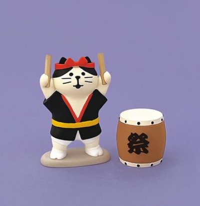 画像2: デコレ　コンコンブル　お祭り太鼓猫
