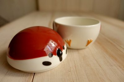 画像1: デコレ　ニホンノコトリ　ことり小物入れ　スズメ