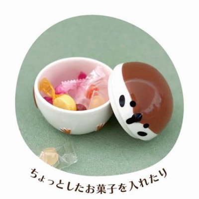 画像3: デコレ　ニホンノコトリ　ことり小物入れ　スズメ
