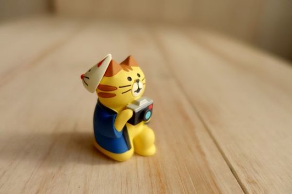 画像1: デコレ　コンコンブル　お祭りカメラマン猫 (1)