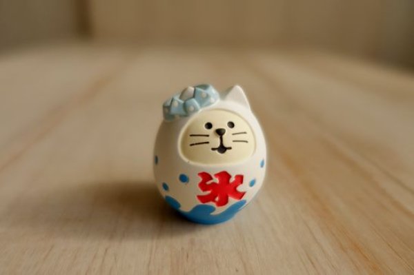 画像1: デコレ　コンコンブル　かき氷猫だるま (1)