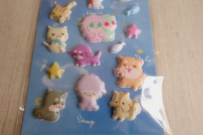 画像2: マシュマロポッピングシール　ナイトアニマル