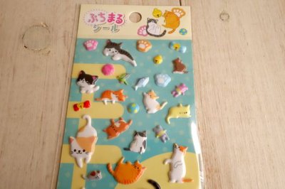 画像1: ぷちまるシール　にゃんこだらけ