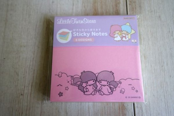 画像1: 付箋メモ5C　リトルツインスターズ (1)