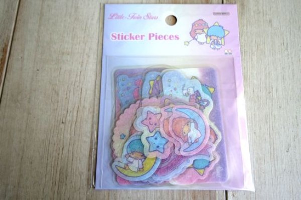 画像1: フレークシール　リトルツインスターズ　ラベンダー (1)