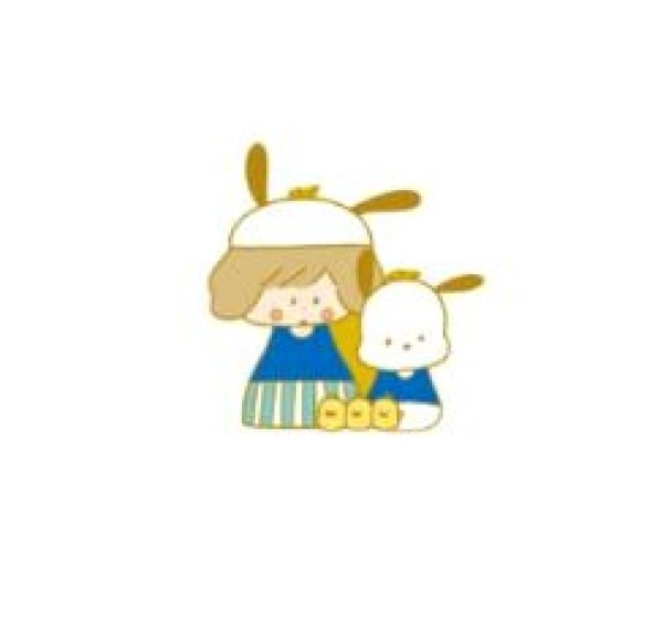 画像1: mizutama×sanrio　ピンバッジ　ポチャコ (1)