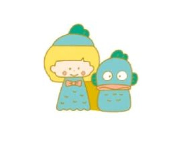 画像1: mizutama×sanrio　ピンバッジ　ハンギョドン (1)