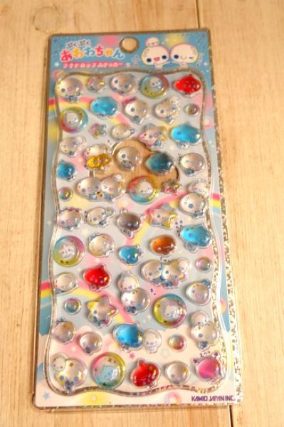 画像1: プチドロップステッカー　あわわちゃん (1)