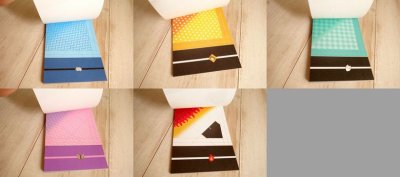 画像1: 和柄びより　おりがみメモ　WH