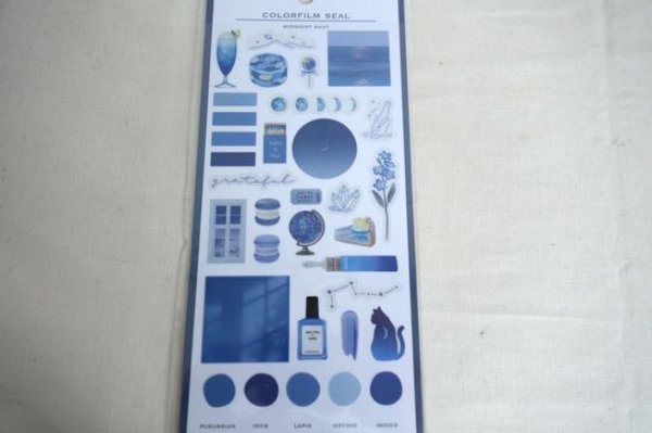 画像1: カラフィルムシール　ミッドナイトネイビー (1)