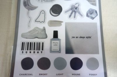 画像2: カラフィルムシール　マニッシュグレー