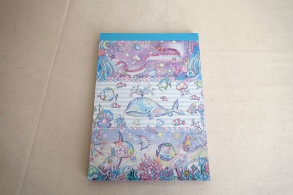 画像1: ECONECO　アニマルパレード　メモ帳　シーパラダイス　 (1)