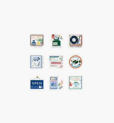 画像1: パピアプラッツ　ericフレークシール　My shop