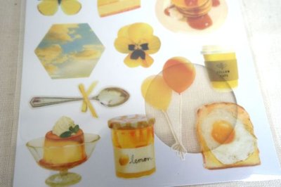 画像2: シアーフォトモチーフシール　イエロー