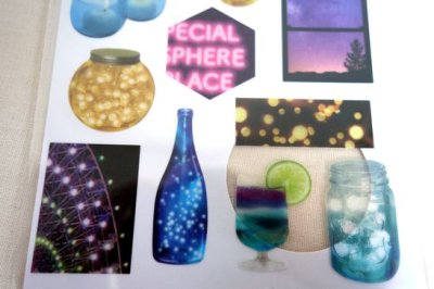 画像2: シアーフォトモチーフシール　ナイトビュー