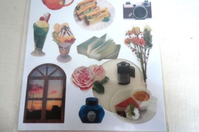 画像2: シアーフォトモチーフシール　レトロ