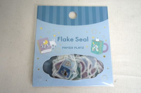 画像1: パピアプラッツ　Hal-monoフレークシール　雑貨 (1)
