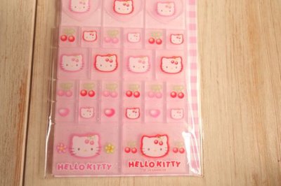 画像2: ハローキティ90's　タイルシール　チェリー