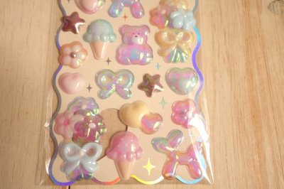 画像2: クーリア　パフィーバルーンステッカー　パステル