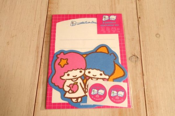 画像1: サンリオ　ダイカットレターセット　リトルツインスターズ (1)