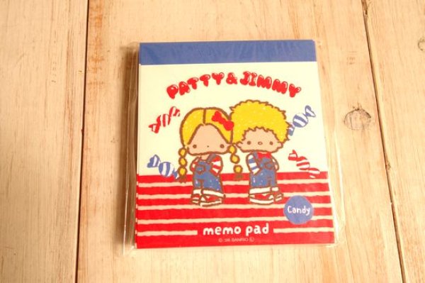 画像1: おやつパーティー　メモパッド　パティ&ジミー (1)