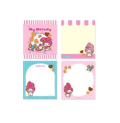 画像1: おやつパーティー　メモパッド　マイメロディ