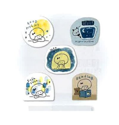 画像1: kokoromo 和紙フレークシール　しーん