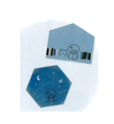 画像1: kokoromo 型抜き付箋　しーん