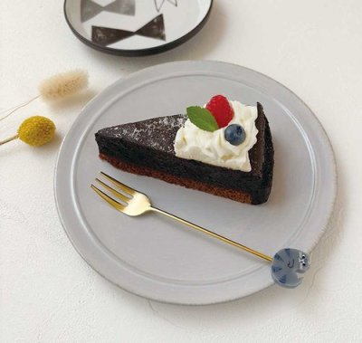 画像1: デコレ　fikalycka  アクリルカトラリー　フォークGY