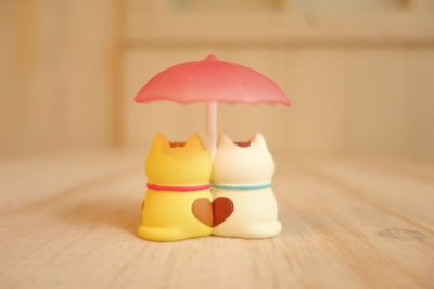 画像2: デコレ　コンコンブル　あいあい傘にゃんこ