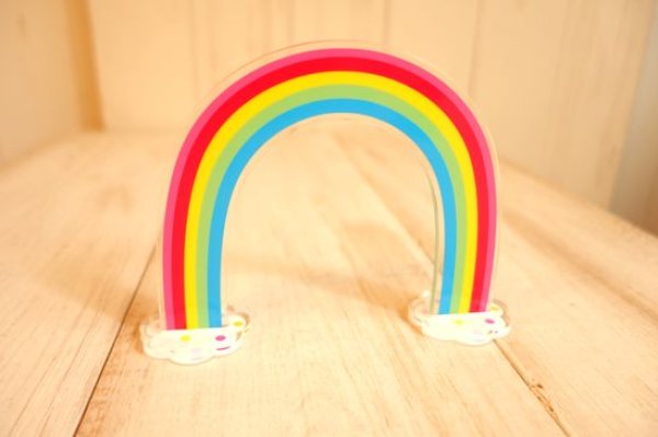 画像1: デコレ　コンコンブル　レインボーアーチアクリルスタンド (1)