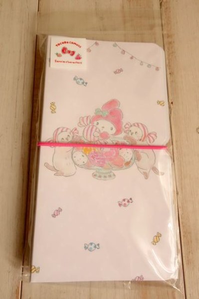 画像1: シールポケットファイル　トコロムギ&サンリオ　マイメロディとあめちゃんにゃんこ (1)