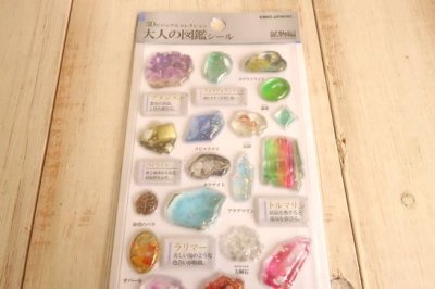 画像1: ３D大人の図鑑シール　コウブツ