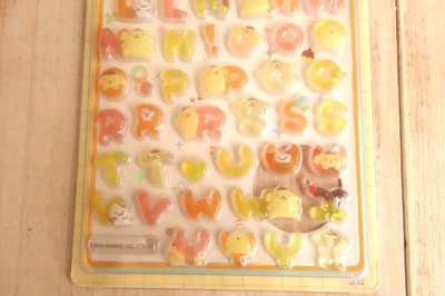 画像2: ボンボンドロップシール　もじ　ポムポムプリン