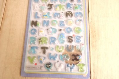 画像2: ボンボンドロップシール　もじ　はぴだんぷい