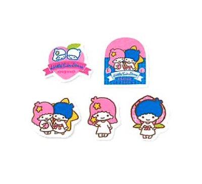 画像1: サンリオ和紙フレークシール　リトルツインスターズ