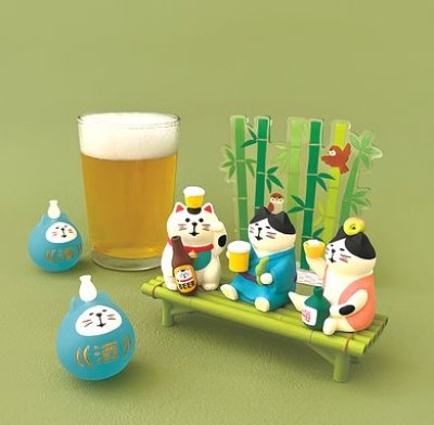 画像1: デコレ　コンコンブル　ビールまねき猫